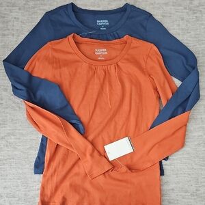 Harper Canyon Vibrant Orange and Deep Blue Tops